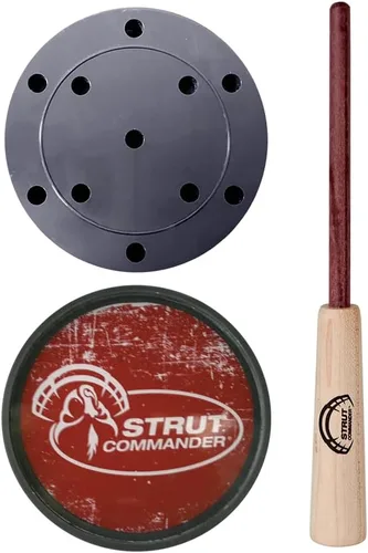 Vista 13 de STRUT COMMANDER Ole Scratch Slate y Cherry Turkey Pot Call