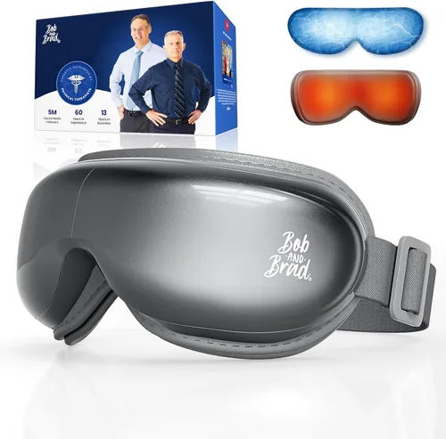 Vista 12 de BOB AND BRAD - Masajeador de ojos con calor y enfriamiento, máscara ocular EyeOasis 2 para migrañas, apta para FSA/HSA, masajeador facial térmico