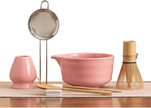 Vista 14 de YOLIFE Juego de batidor de matcha, kit de 7 piezas para ceremonia de té Verde Matcha