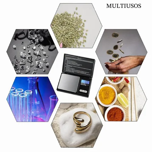 Vista 6 de Báscula digital de bolsillo de 7.05 oz x 0.00 oz, con pantalla LCD retroiluminada, pequeña escala digital de gramo de bolsillo para cocina, joyería