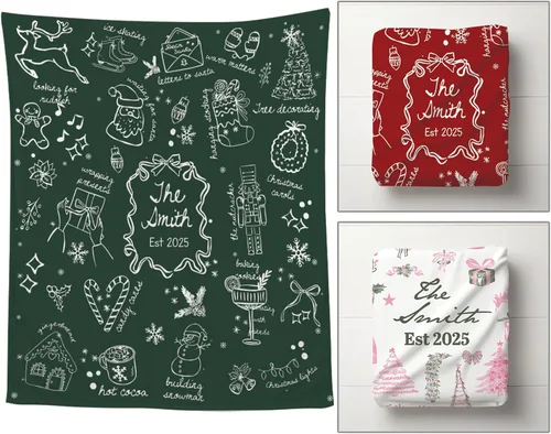 Vista 47 de Manta Personalizada de Fotos y Mensajes Collage Manta Throw - Perfecta para el Día de San Valentín para Ella, Él, Amigos - Foto Personalizada