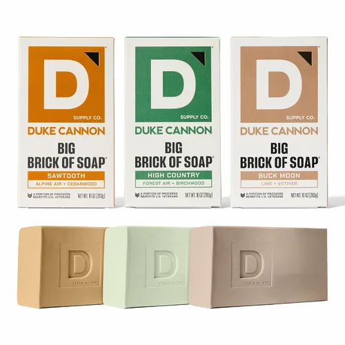 Vista 15 de Duke Cannon Supply Co. Paquete de Jabón en Barra Grande - Jabón para Hombres con Aroma Masculino - Triple Molido - Todos los Tipos de Piel