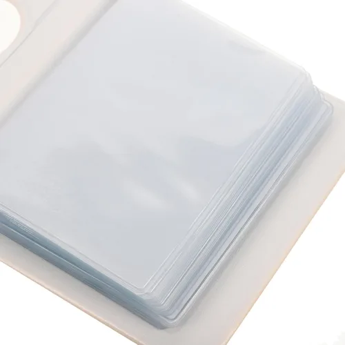 Vista 5 de Cabilock Álbum de fotos pequeño, soporte para tarjetas fotográficas, diseño hueco para fotos familiares, colección de ídolos, elegante mini álbum