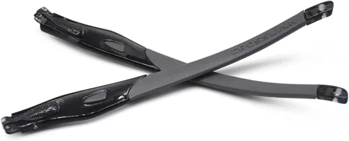 Vista 6 de Goma Reemplazo Transparente Negro Marco Patas Para Oakley Crosslink Barrer/Interruptor Gafas Marco
