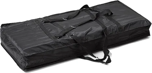 Vista 3 de Funda para piano eléctrico de 39 pulgadas con 61 notas, acolchada con algodón de 0.236 in, correa de viaje ajustable para el hombro y bolsillo