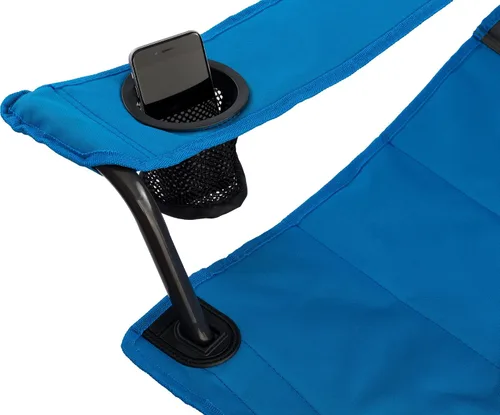 Vista 2 de MOUNTAIN SUMMIT GEAR Caddis Sports - Silla doble plegable portátil con portavasos y bolsa de transporte, perfecta para camping, picnics y aventuras