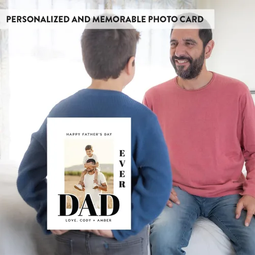 Vista 3 de Andaz Press Tarjeta de felicitación para el día del padre de 8.5 x 11 pulgadas con sobre, tarjeta jumbo para el día del padre de esposa, tarjeta