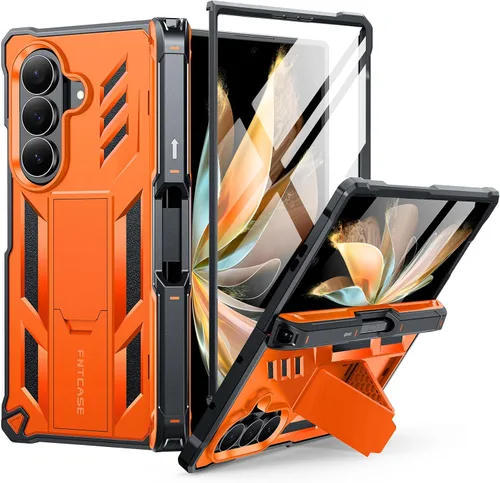 Vista 9 de FNTCASE for Galaxy Z Fold 8 Ultra Case, Z Fold 7 Case with Pen Holder Black