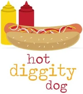 Vista 2 de CafePress Hot Diggity Dog Classic Tanga Ropa interior, bragas para mujer