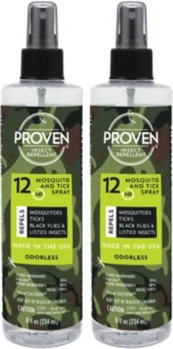 Vista 9 de Proven - Aerosol repelente de insectos, mantiene alejados mosquitos, garrapatas y moscas, repelente alternativo al DEET, hasta 12 horas