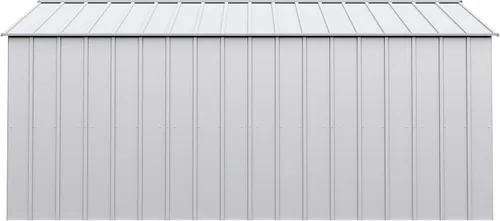 Vista 13 de Arrow Classic Cobertizo de metal, 14 x 14, gris flauta