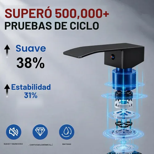 Vista 8 de Midanya Grifos altos de lavabo de cascada para lavabo, lavabo, lavabo de una sola manija, 1 agujero, moderno, con mangueras de drenaje emergentes