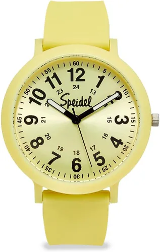 Vista 14 de Reloj Speidel Eco Color Pop de plástico reciclable con correa de silicona reciclable de 18mm Negro