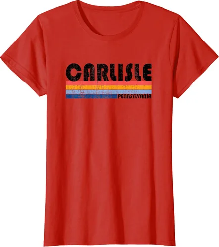 Vista 9 de Camiseta vintage estilo Carlisle, PA de los años 70 y 80, Gris