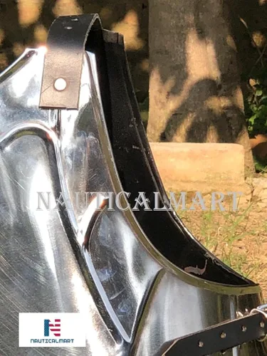 Vista 6 de NauticalMart LARP Medieval Steel Armor Full Cuirass (Breastplate and Back Plate)