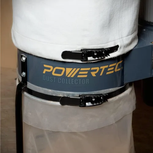 Vista 6 de POWERTEC 71736 Abrazadera de banda para colector de polvo, 24 pulgadas