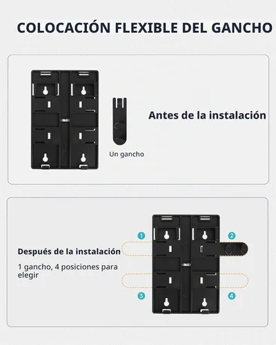 Vista 4 de AIKE Dispensador de champú y acondicionador de ducha de 2 cámaras para baño Plata