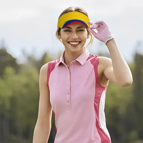 Vista 5 de Lindos sombreros de bandera patriótica deportiva con visera para el sol, gorra de béisbol ajustable con parte superior vacía para mujeres y hombres
