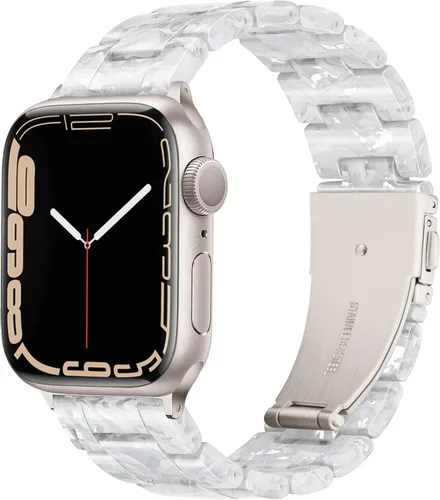 Vista 21 de Bandas para Apple Watch Light House - Correas de resina ligera de moda para iWatch para mujeres y hombres 38mm/40mm/41mm/42mm (Series 11 10)