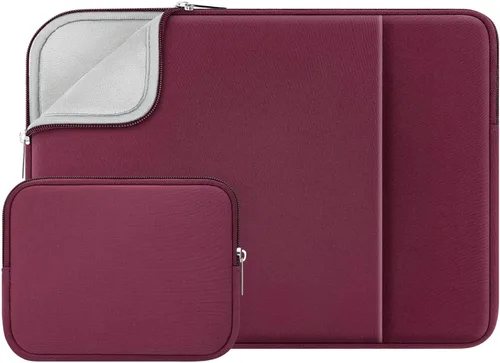 Vista 9 de RAINYEAR Funda para laptop de 11 pulgadas, bolsa de forro suave con bolsillo frontal y bolsa de accesorios, compatible con MacBook Neo A18 MacBook