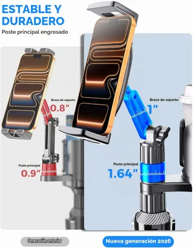 Vista 3 de Soporte para taza de tableta 2 en 1, soporte para bebidas extra para coche