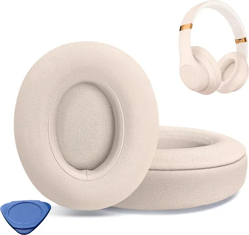 Vista 11 de Almohadillas de repuesto para auriculares Beats Studio 2 y Studio 3 con cable e inalámbricos, almohadillas con piel proteica más suave, espuma
