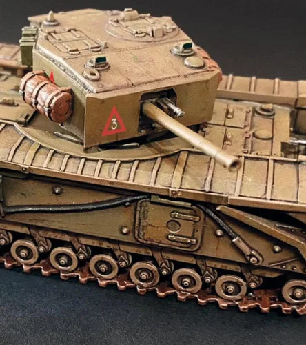 Vista 12 de Italeri 7083S 1:72 Brit. Churchill Mk. III Kit de construcción de modelos de pie, manualidades, pasatiempos, pegado, kit de plástico, multicolor
