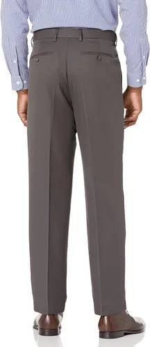 Vista 2 de Tienda Essentials Pantalón de vestir plisado de cintura expandible para hombre
