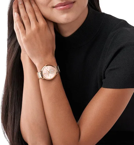 Vista 2 de Michael Kors Reloj de mujer Portia, 1.417in, mecanismo cronógrafo, correa de acero inoxidable