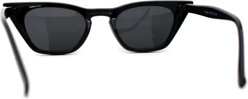 Vista 4 de Gafas de sol de ojo de gato gótico cuadrado retro