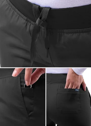 Vista 4 de Adar Pro Scrubs - Pantalones ajustados de yoga para mujer