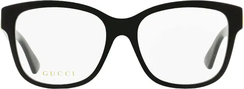 Vista 5 de Gucci GG0038ON - Gafas clásicas de forma cuadrada + paquete con kit de gafas de lujo eSHADES, Negro