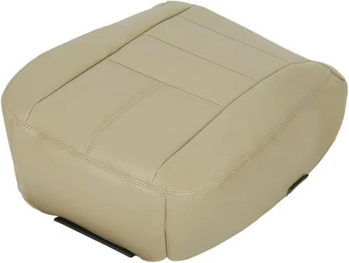 Vista 3 de Cubierta del asiento del conductor de cuero marrón para Ford F250 F350 F450 F550 Lariat 2008-10