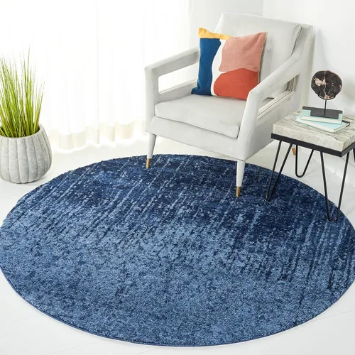 Vista 6 de SAFAVIEH Retro Collection - Alfombra decorativa de 2 x 3 pies, color negro y gris claro, diseño abstracto moderno, no desprende pelusa y de fácil
