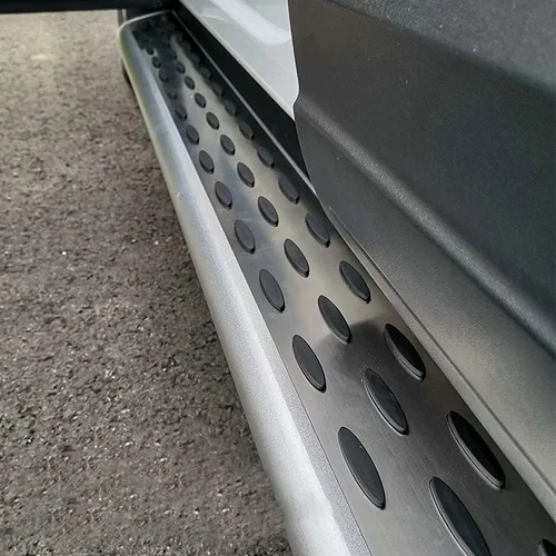 Vista 4 de FANTE 2 estribos laterales Nerf Bars protectores de aluminio para Mercedez Benz GLB 2020-2022