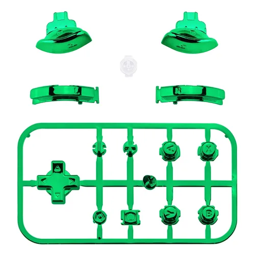 Vista 2 de eXtremeRate Reemplazo brillante de ABXY Home Capture Plus Minus Keys Dpad L R ZL ZR Gatillo para Nintendo Switch Lite, kit completo de reparación