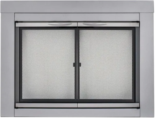 Vista 11 de Puerta Pleasant Hearth AN-1010 Alpine de vidrio para chimenea. Color negro, AN-1012
