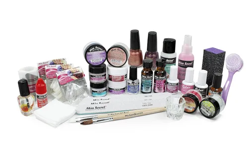 Vista 2 de Mia Secret Kit profesional de uñas académicas para acrílico, Formagel, Gelux y gel de inmersión para principiantes, estudiantes (Kit-A08)