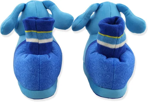 Vista 4 de Nickelodeon Blue's Clues & You - Pantuflas de felpa 3D para niños pequeños