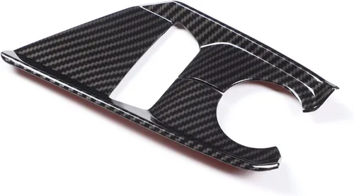 Vista 6 de Sekhyna Cubierta de panel de palanca de cambios ABS 1 unidad compatible con Corvette C8 Stingray 2020-2023 consola central antideslizante cubierta