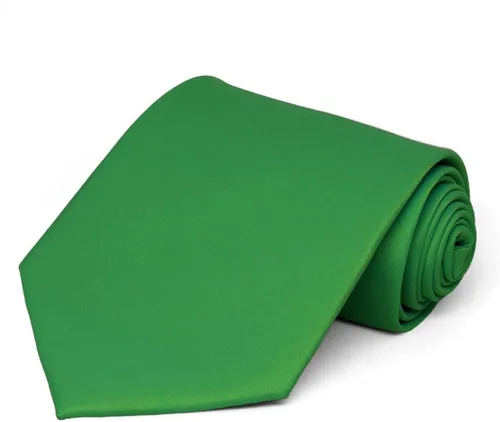 Vista 15 de tiemart Corbata de color sólido para hombre Longitud estándar