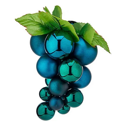Vista 2 de Bola de Navidad Krist+ Azul Plástico Uvas