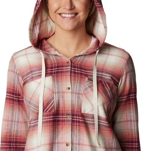 Vista 4 de Columbia Anytime - Camisa elástica con capucha para mujer