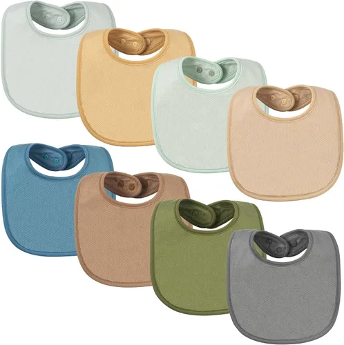 Vista 15 de Tiny Twinkle Baby Feeding Bibs - Waterproof and Absorbent Infant Drool and Feeding Baby Bibs