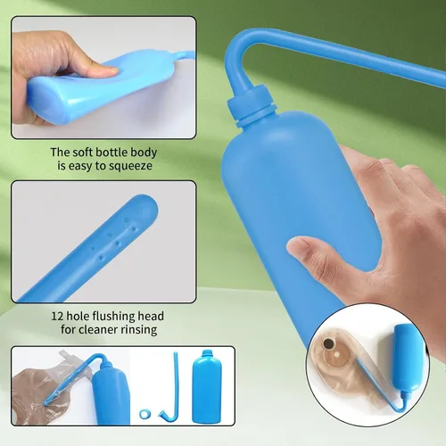 Vista 7 de Cinturón de ostomía, paquete de 2 unidades, funda para bolsa de ostomía para cinturón invisible, suministros de ostomía con bolsas de colostomía