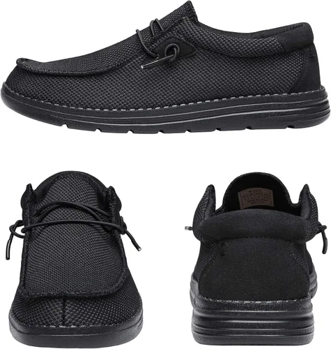 Vista 3 de Bruno Marc - Mocasines elásticos de estilo casual para hombre.
