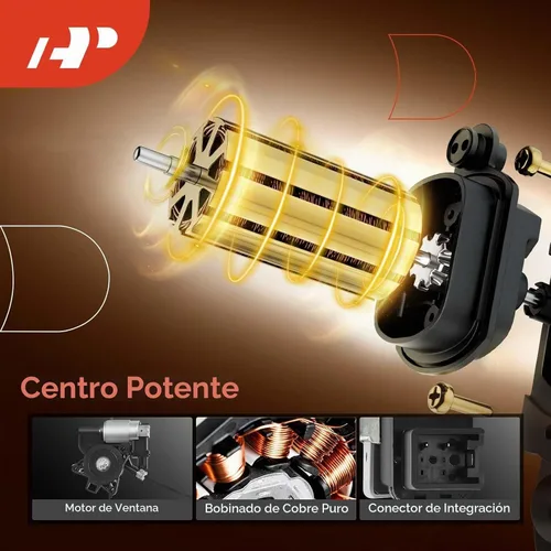 Vista 4 de A-Premium Elevalunas eléctrico con motor compatible con Mazda 5 2006-2010 2012-2015 delantero izquierdo del lado del conductor