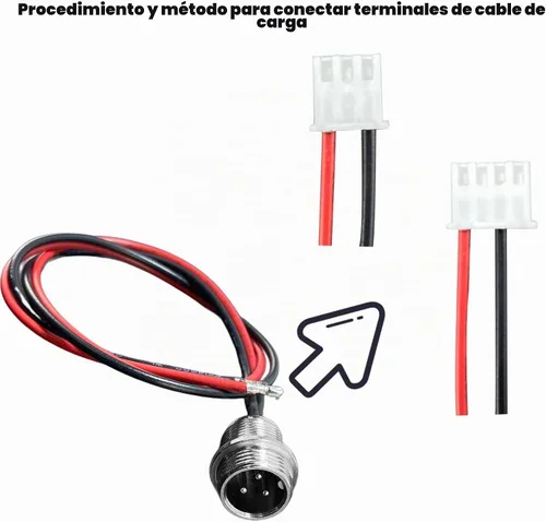 Vista 2 de Puerto de carga Hoverboard de repuesto para Swegway Swagtron Swagboard CHO, etc. Scooter inteligente de autoequilibrio (4 puntas 3 pines)