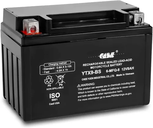 Vista 15 de YTX4L-BS Batería SLA Power Sport de 12 V 3AH 50 CCA - Batería Casil