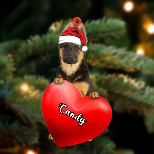 Vista 153 de Adornos de Navidad personalizados para perros, nombre personalizado, adorno de Malamute de Alaska, adornos acrílicos, regalos de Navidad, amantes